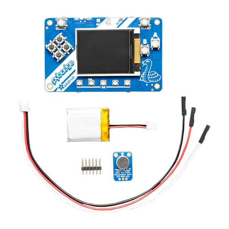 above: Figure 2: The Adafruit Industries 4317 TensorFlow Lite for Microcontrollers development kit comes with a color TFT LCD for development and can display the results of ML operations. (Image source: Adafruit Industries)